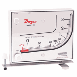 Toon details voor Dwyer schuinebuismanometer serie Mark II Afbeelding van Dwyer schuinebuismanometer serie Mark II